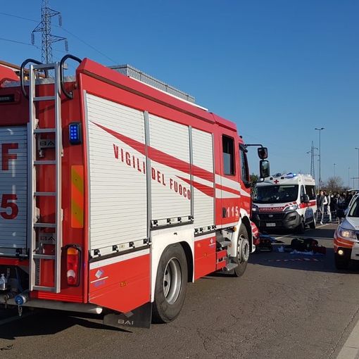 Gambolò, le immagini del drammatico incidente sulla provinciale 183