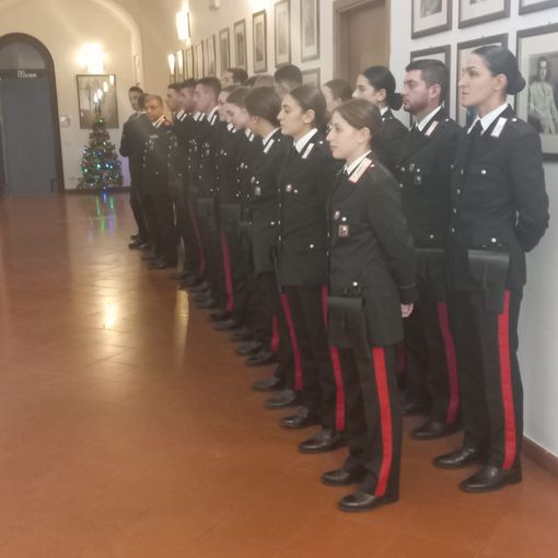 Pavia: presentati i nuovi carabinieri che entreranno in servizio sul territorio provinciale