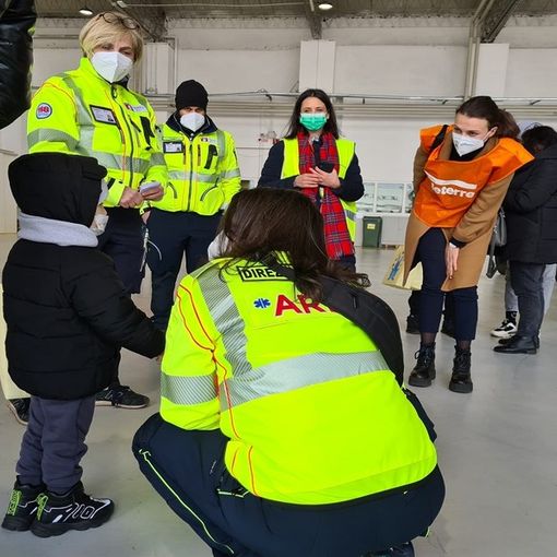 I bambini ucraini malati salvati dalla guerra e portati in Italia per le cure