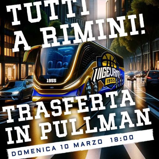 Basket serie A2: tutti a Rimini! Le informazioni per prendere parte alla trasferta di domenica 10 marzo