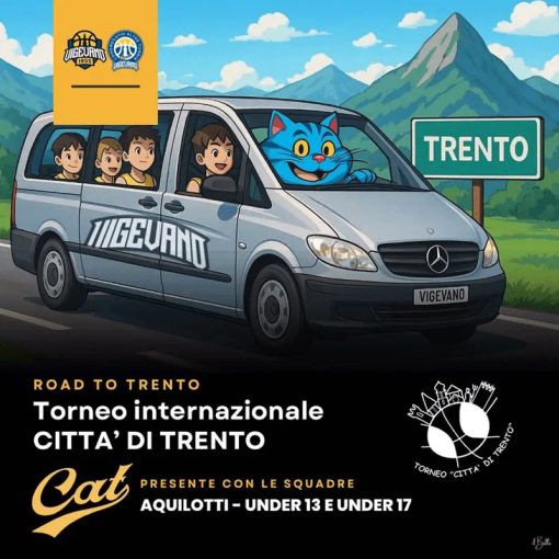 Basket, CAT Vigevano impegnata su più fronti nel torneo internazionale “Città di Trento”