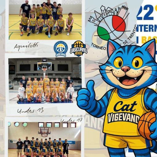 Basket, CAT Vigevano protagonista al "Città di Trento", sfiora la vittoria nella categoria Aquilotti 15/16