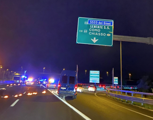 Lavori sulla A8, chiuso stanotte l'allacciamento con la Tangenziale Ovest di Milano