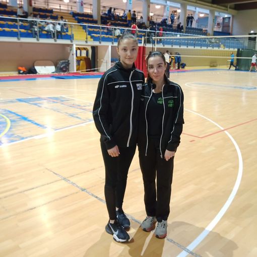 Le allieve da sx Carolina Gelmotto e Beatrice Visconti