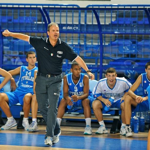 Gaetano Gebbia sulla panchina dell'Italia