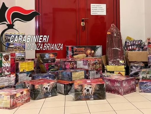 I botti di Capodanno sequestrati dai carabinieri