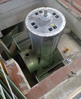 Lavori in corso nel Basso Pavese alla Chiavica di Chignolo Po