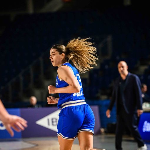 Lorela Kubaj grande protagonista nella vittoria azzurra contro la Grecia - Credit @italbasket