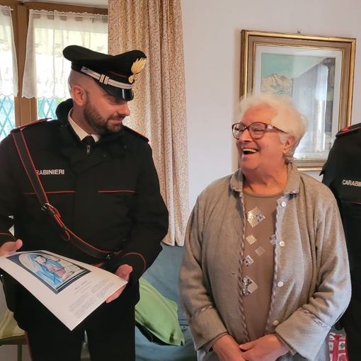 LA STORIA. Santa Maria della Versa: Virgo Fidelis, pensionata 87enne sola in casa chiede ai Carabinieri di farle un po' di compagnia