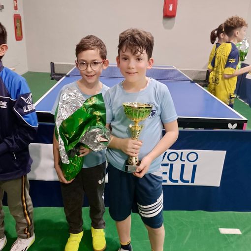 Tennistavolo torneo provinciale, grande prova di Nicolò Favini. Nell’Under 11 chiude terzo