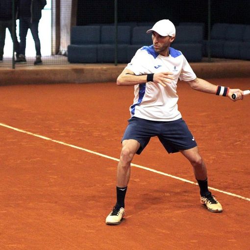 Il tennista Erik Crepaldi tornato in campo dopo il coma