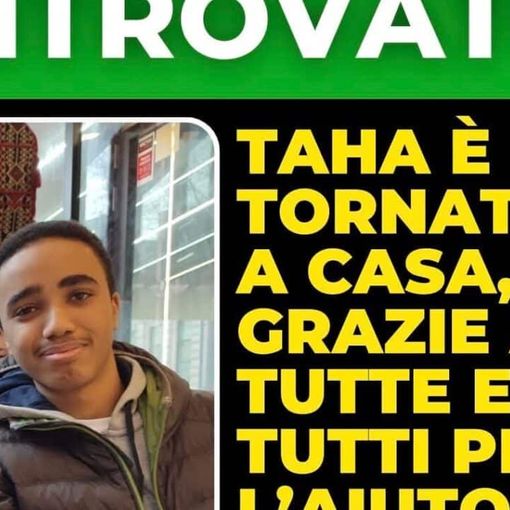 Ritrovato il ragazzo di Magenta scomparso da Vittuone