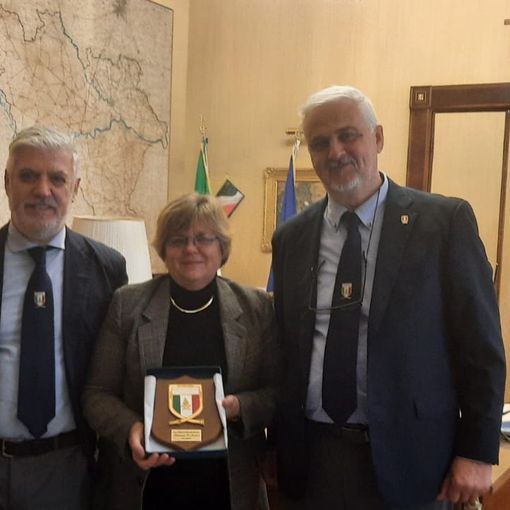 Pavia: Il prefetto De Carlini incontra il presidente della sezione dell’associazione nazionale Vigili del Fuoco del corpo nazionale O.D.V.