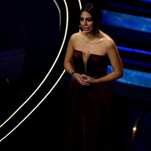 Pegah Moshir Pour e Drusilla Foer sul palco dell'Ariston &quot;per la libertà&quot; di espressione in Iran