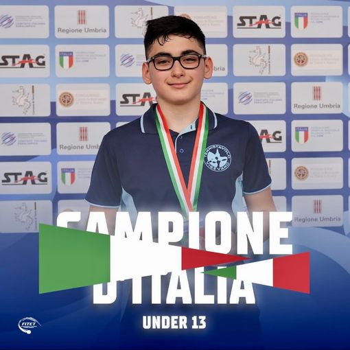 Tennistavolo, Gabriel Deleraico è il nuovo campione italiano U13