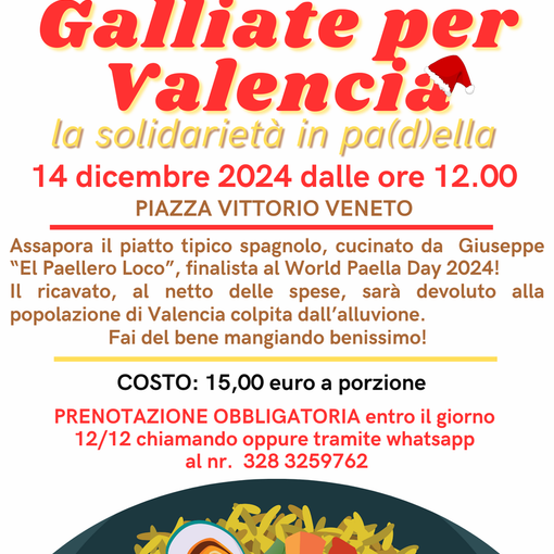 Galliate per Valencia: la solidarietà in pa(d)ella