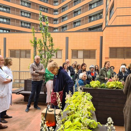 Pavia: inaugurato il giardino ortobotanico per la clinica pediatrica del San Matteo