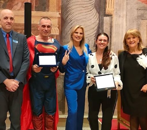 Giusy Versace ha ricevuto il &quot;testimone&quot; del Volontariato Italiano