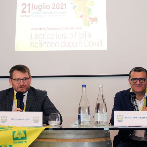 Assemblea Coldiretti Pavia 2021 L’agricoltura e l’Italia ripartono dopo il Covid