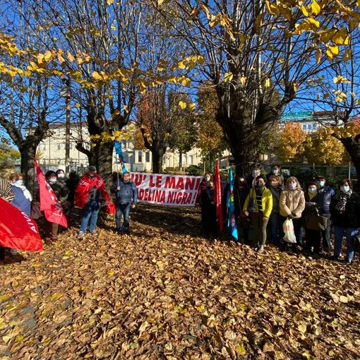Sartirana: manifestazione dei sindacati Cgil e Uil per i turni di lavoro alla rsa &quot;Adelina Nigra&quot;