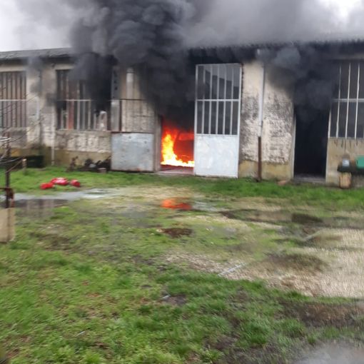 Ferrera: auto in fiamme sulla statale Sannazzaro-Torre Beretti, intervegono i Vigili del fuoco