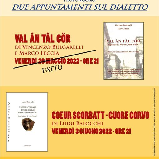 Sartirana, presentazione del libro in dialetto &quot;Coeur Scorbatt&quot;