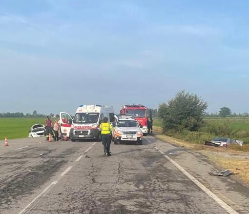 Ceretto: scontro tra auto sulla provinciale 596, sul posto i soccorsi