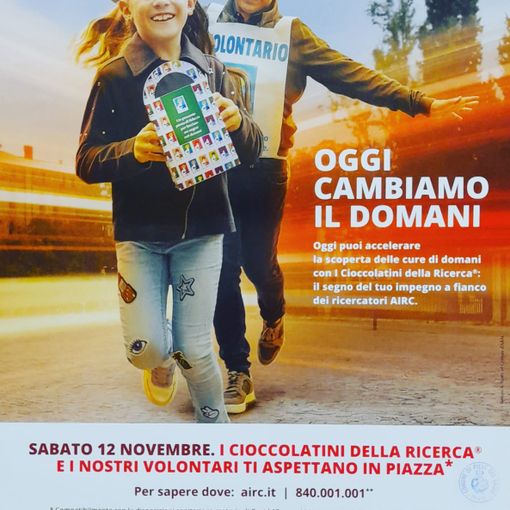 Tornano anche a Pieve del Cairo i Cioccolatini della Ricerca di Fondazione Airc