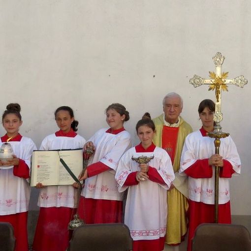 La festa di ieri mattina a Ottobiano