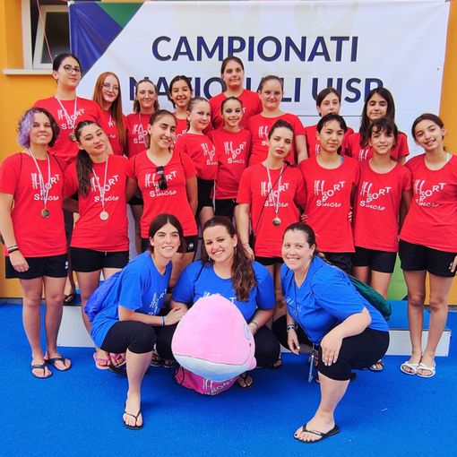 Ottimi risultati per le sincronette dell'H2Sport Vigevano, nei campionati italiani Uisp di Lignano Sabbiadoro