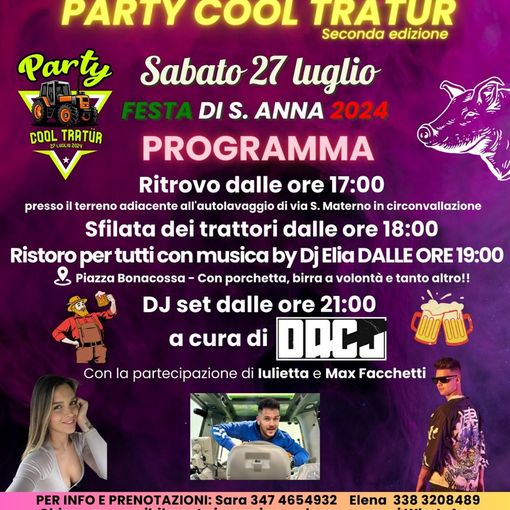 Dorno: torna l'evento &quot;Party cool tratur&quot; giunto alla 2° edizione