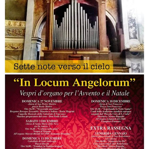 Vigevano: In Locum Angelorum, Vespri d'organo per l ‘Avvento e il Natale