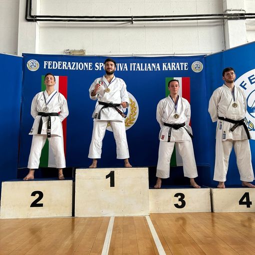 Karate: ai campionati italiani, pioggia di medaglie per Lorenzo Azzalin (Costanza Mortara)