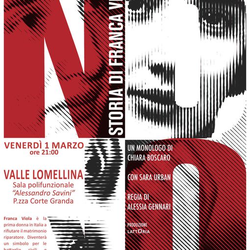 Valle: alla sala polifunzionale, &quot;NO. Storia di Franca Viola&quot;