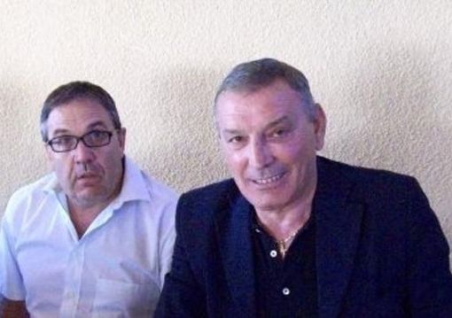 Claudio Ferretti e Gigi Riva in una foto di qualche anno fa scattata a Leggiuno