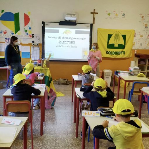 Fattorie al Castello Visconteo con Coldiretti e le scuole di Pavia