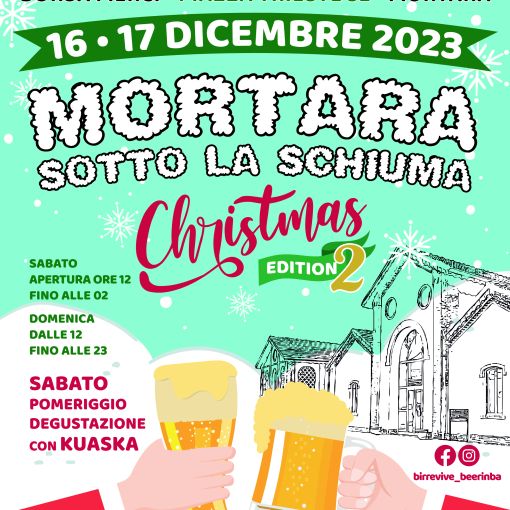 “Mortara sotto la schiuma” si prepara a vivere la sua seconda edizione natalizia in Borsa Merci