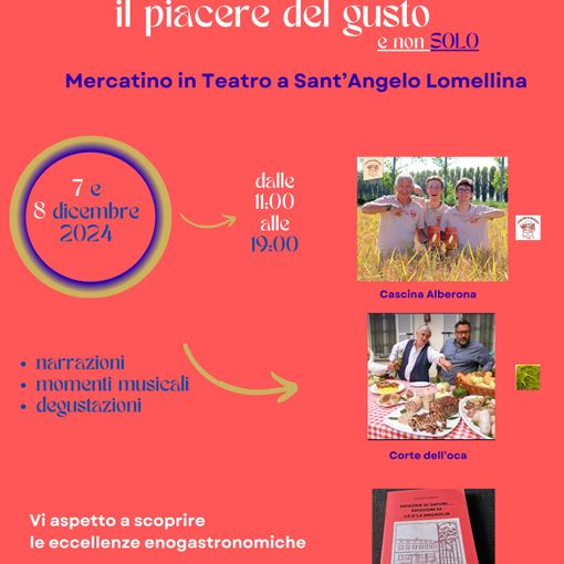 Il 7 e 8 dicembre Sant’Angelo Lomellina apre le porte al Natale