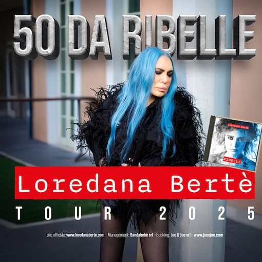Loredana Bertè, al PalaELAchem con “50 da ribelle – Tour 2025”