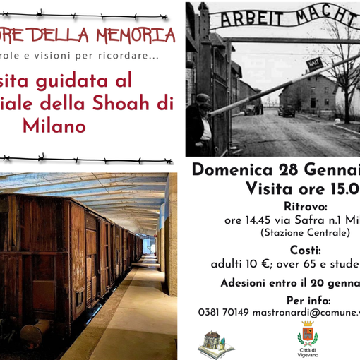 Vigevano: la biblioteca Mastronardi organizza una visita guidata al Memoriale della shoah di Milano