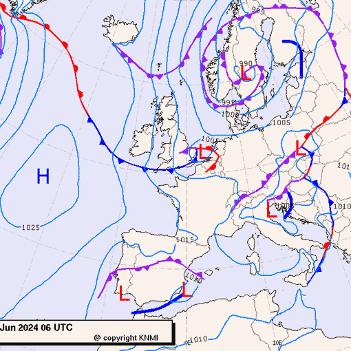 Previsioni meteo per lunedì 10, martedì 11, mercoledì 12 (giugno)