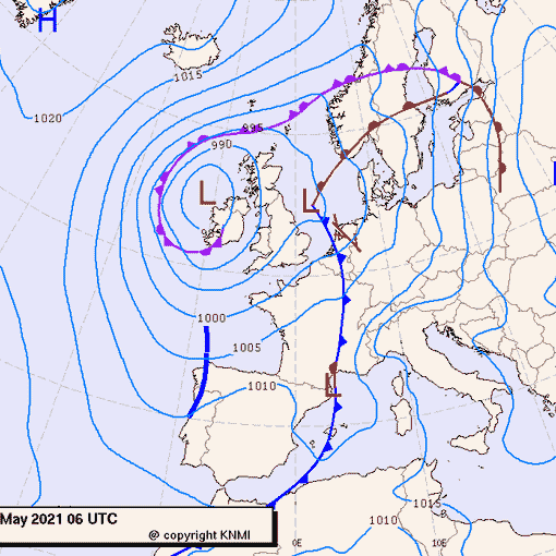 Previsioni meteo per lunedì 10, martedì 11, mercoledì 12 (maggio)