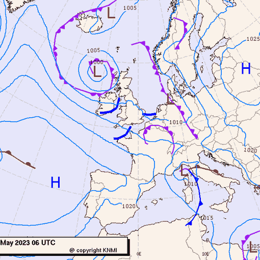 Previsioni meteo per mercoledì 10, giovedì 11, venerdì 12 (maggio)
