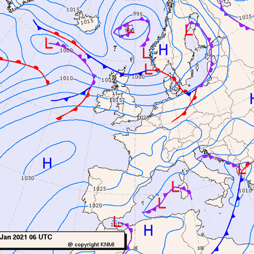 Previsioni meteo per lunedì 11, martedì 12, mercoledì 13 (gennaio)