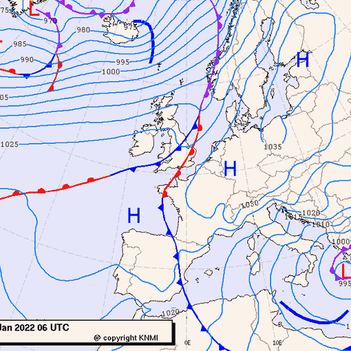 Previsioni meteo per martedì 11, mercoledì 12, giovedì 13 (gennaio)