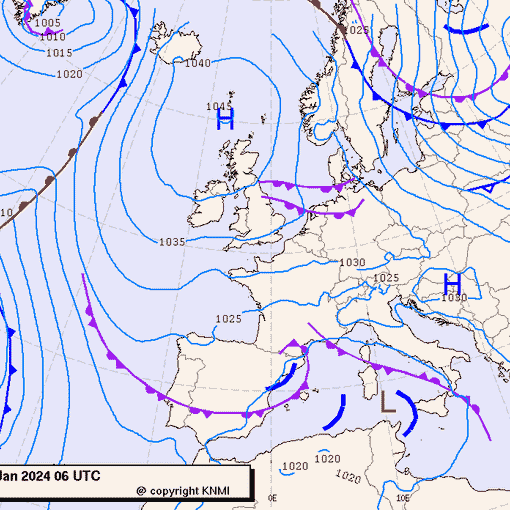 Previsioni meteo per giovedì 11, venerdì 12, sabato 13 (gennaio)