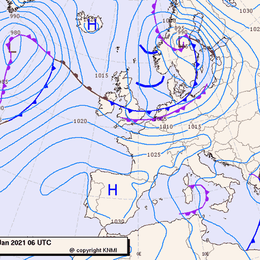 Previsioni meteo per martedì 12, mercoledì 13, giovedì 14 (gennaio)