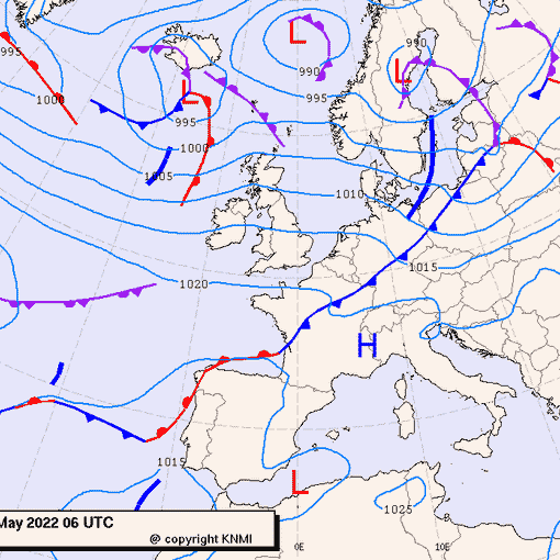 Previsioni meteo per giovedì 12, venerdì 13, sabato 14 (maggio)
