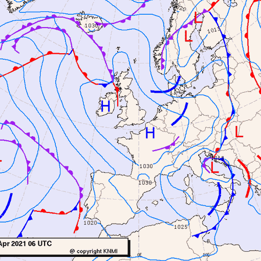 Previsioni meteo per martedì 13, giovedì 14, venerdì 15 (aprile)