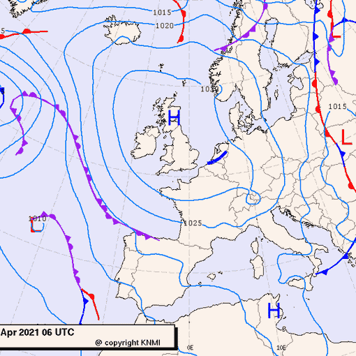 Previsioni meteo per mercoledì 14, giovedì 15, venerdì 16 (aprile)